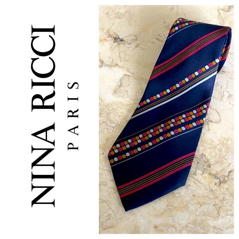 Nina Ricci 100% Silk Tie